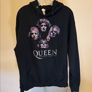 Jerzees Black Queen Bohemian‎ Rhapsody Hoodie